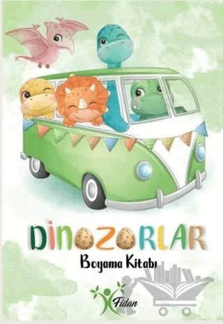 Dinazorlar - Boyama Kitabı – Kolektif – Fidan kitap kapağı