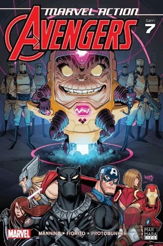 Marvel Action Avengers 7 – Matthew K. Manning – Marmara Çizgi kitap kapağı