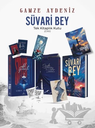 Süvari Bey 1: Saklı Güverte - Tek Kitaplık Kutu – Gamze Aydeniz – Ephesus Yayınları kitap kapağı