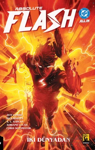 Absolute Flash Cilt 1 – İki Dünyadan. – Jeff Lemire – Arka Bahçe Yayıncılık kitap kapağı