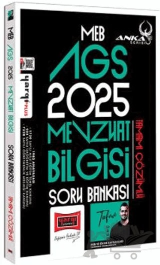 Yargı Yayınları 2025 MEB-AGS Anka Serisi Mevzuat Bilgisi Tamamı Çözümlü Soru Bankası (10 Deneme İlaveli) – Tufan Genç – Yargı Yayınevi kitap kapağı