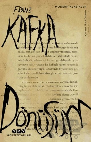Dönüşüm – Franz Kafka – Yapı Kredi Yayınları kitap kapağı