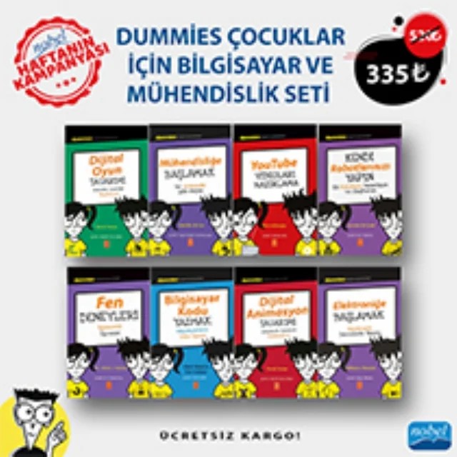 DUMMİES ÇOCUKLAR İÇİN BİLGİSAYAR VE MÜHENDİSLİK SETİ – Nick Willougby Derek Breen Olivia J. Mullins Olivia J. Mullins, Gordon MCComb Camille McCue Chris Minnick, Eva Holland Cathleen Shamieh – Haftanın Kampanyası kitap kapağı