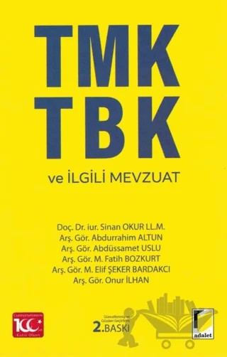 TMK TBK ve İlgili Mevzuat – Kolektif – Adalet Yayınevi kitap kapağı