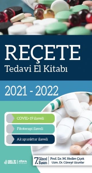 REÇETE Tedavi El Kitabı 2021-2022 – M.Nedim Çiçek, Cüneyt Uzunlar – Atlas Yayınevi kitap kapağı