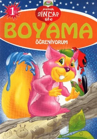 Minik Sincap İle Boyama Öğreniyorum – Kolektif – Kirpi Yayıncılık kitap kapağı