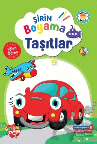 Şirin Boyama - Taşıtlar – Kolektif – Boyama Zamanı kitap kapağı