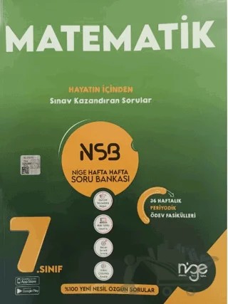 7. Sınıf matematik NSB Hafta Hafta Soru Bankası – Kolektif – Startfen Yayınları kitap kapağı