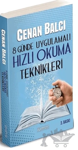 8 Günde Uygulamalı Hızlı Okuma Teknikleri – Cenan Balcı – Kumran Yayınları kitap kapağı