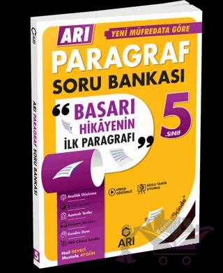 5. Sınıf Arı Paragraf Soru Bankası – Mustafa Aygün, Nail Deveci – Arı Yayıncılık kitap kapağı