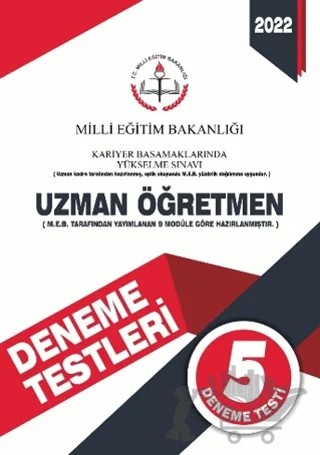 Uzman Öğretmenlik 5 Deneme Testi – Mehmet Er – Askeri Sınav Kitapları kitap kapağı