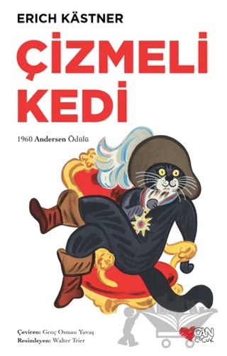 Çizmeli Kedi – Erich Kastner – Can Çocuk Yayınları kitap kapağı