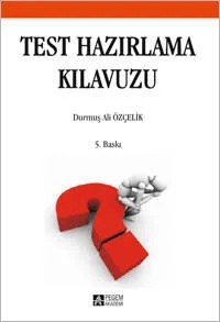 Test Hazırlama Kılavuzu – Durmuş Ali Özçelik – Pegem Akademi Yayıncılık kitap kapağı