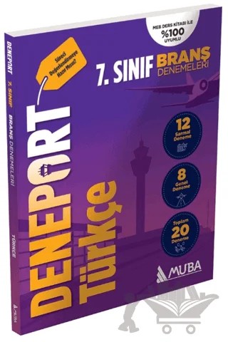 7. Sınıf Deneport Türkçe Branş Denemesi – Kolektif – Muba Yayınları kitap kapağı