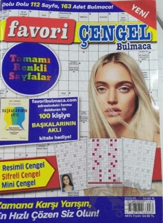 Favori Çengel Bulmaca 2023 – Maxi Yayıncılık kitap kapağı