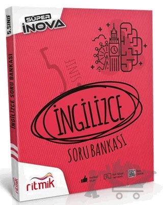 5. Sınıf İngilizce - Süper İnova Soru Bankası – Kolektif – Ritmik Yayınları kitap kapağı