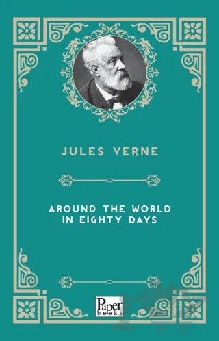Around The World in Eighty Days – Jules Verne – Paper Books kitap kapağı