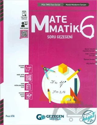6. Sınıf Matematik Soru Gezegeni – Pınar Atik – Gezegen Yayıncılık kitap kapağı