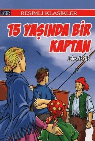 15 Yaşında Bir Kaptan – Jules Verne – Parıltı Yayınları kitap kapağı