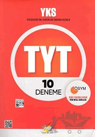 YKS TYT 10 Deneme – Kolektif – Fdd Yayınları kitap kapağı