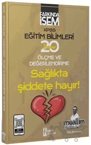 KPSS Eğitim Bilimleri Ölçme ve Değerlendirme Muallim 20 Deneme Çözümlü – Kolektif – İSEM Yayıncılık kitap kapağı