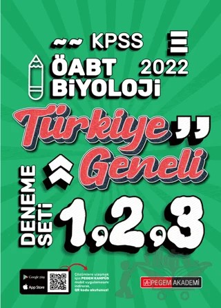 2022 KPSS ÖABT Biyoloji 1-2-3 (3'lü Deneme) – Kolektif – Pegem Akademi Yayıncılık kitap kapağı
