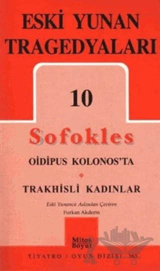 Eski Yunan Tragedyaları 10 Sofokles – Sofokles – Mitos Boyut Yayınları kitap kapağı