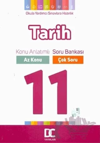 11. Sınıf Tarih Konu Anlatımlı Soru Bankası Az Konu Çok Soru – Kolektif – ​Doğru Cevap Yayınları kitap kapağı