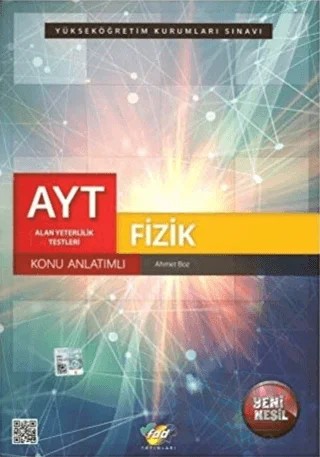 AYT Fizik Konu Anlatımlı – Ahmet Boz – Fdd Yayınları kitap kapağı