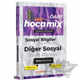 ÖABT Sosyal Bilgiler Diğer Sosyal Bilim Alanları Hocamix Konu Soru Bankası ve Deneme Sınavı Çözümlü – Kolektif – Uzman Kariyer Yayınları kitap kapağı