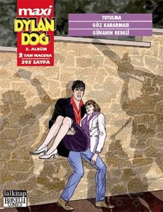 Dylan Dog Maxi 2. Albüm : Tutulma - Göz Kararması - Günahın Bedeli – Luigi Mignacco – Lal Kitap kitap kapağı