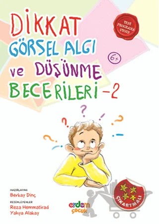 Dikkat Görsel Algı ve Düşünme Becerileri 2 – Berkay Dinç Deligöz – Erdem Çocuk kitap kapağı