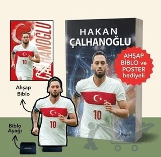 Hakan Çalhanoğlu - Ahşap Biblo ve Poster Hediyeli! – Kerem Tek – Flipper Yayıncılık kitap kapağı