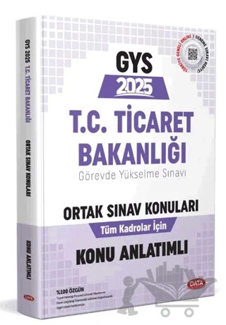 T.C. Ticaret Bakanlığı GYS Ortak Sınav Konuları Konu Anlatımlı – Kolektif – Data Yayınları kitap kapağı