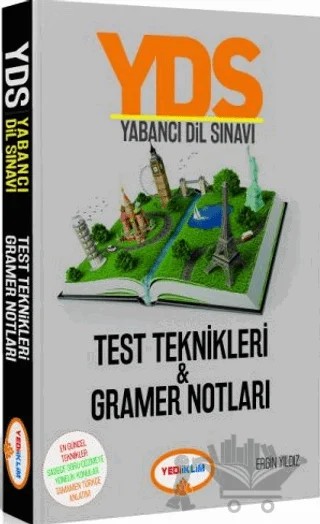 YDS Test Teknikleri ve Gramer Notları – Kolektif – Yediiklim Yayınları kitap kapağı
