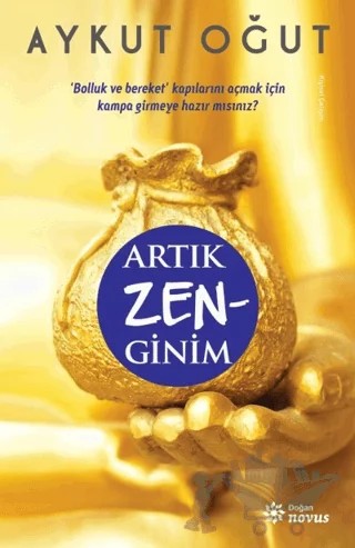 Artık Zenginim – Aykut Oğut – Doğan Novus kitap kapağı