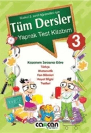3. Sınıf Tüm Dersler Yaprak Test Kitabım – Kolektif – Cancan Yayınları kitap kapağı