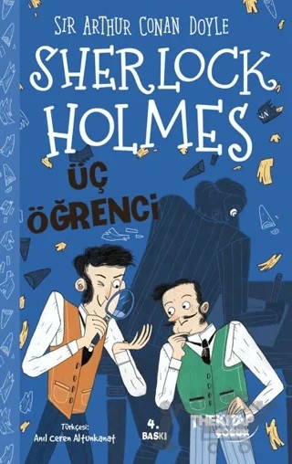 Sherlock Holmes - Üç Öğrenci – Sir Arthur Conan Doyle – The Kitap Çocuk kitap kapağı