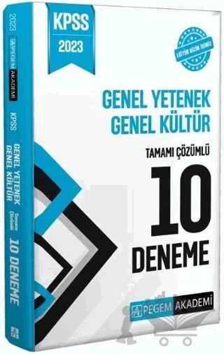 Pegem 2023 KPSS Genel Yetenek Genel Kültür 10 Deneme Çözümlü Pegem Akademi Yayınları – Kolektif – Pegem Akademi Yayıncılık kitap kapağı
