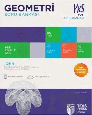 TYT Geometri Soru Bankası – Kolektif – Teas Press kitap kapağı