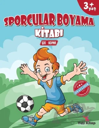 Sporcular Boyama Kitabı – Feyyaz Ulaş – Yeti Kitap kitap kapağı