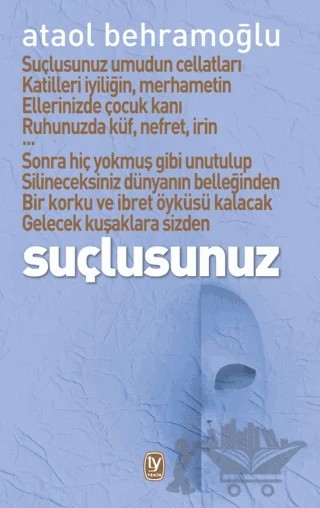 Suçlusunuz – Ataol Behramoğlu – Tekin Yayınevi kitap kapağı
