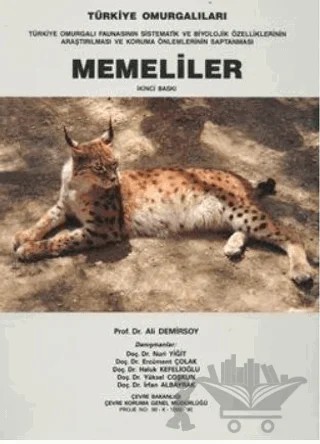 Türkiye Omurgalıları Memeliler – Ali Demirsoy – Palme Yayıncılık kitap kapağı