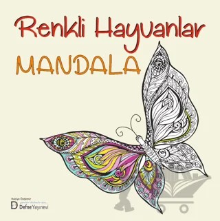 Mandala Renkli Hayvanlar – Rukiye Özdemir – Defne Yayınevi kitap kapağı