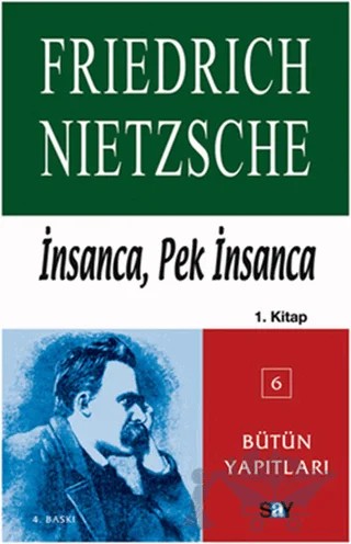 İnsanca, Pek İnsanca 1. Kitap – Friedrich Wilhelm Nietzsche – Say Yayınları kitap kapağı