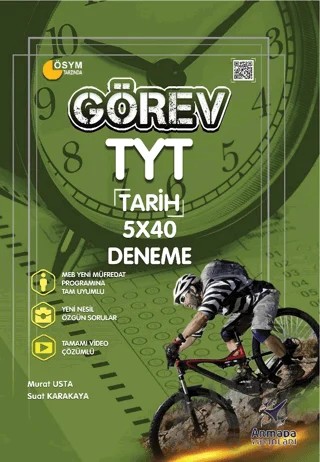 Görev TYT Tarih 5x40 Deneme – Murat Usta, Suat Karakaya – Armada Yayınları kitap kapağı