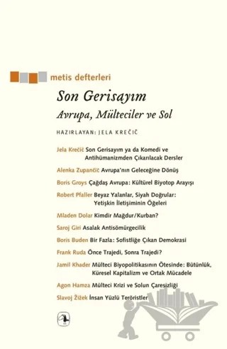 Son Gerisayım – Jela Krecic – Metis Yayınları kitap kapağı