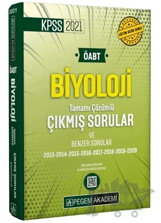2021 KPSS ÖABT Biyoloji Tamamı Çözümlü Çıkmış Sorular ve Benzer Sorular – Kolektif – Pegem Akademi Yayıncılık kitap kapağı