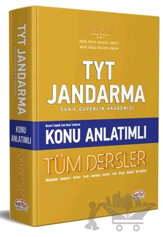 TYT / Jandarma Sahil Güvenlik Akademisi Konu Anlatımlı Tüm Dersler – Kolektif – Editör Yayınevi kitap kapağı