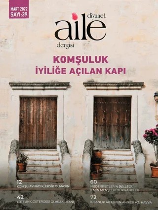 Diyanet Aile Dergisi Sayı: 39 - Mart 2022 – Diyanet İşleri Başkanlığı kitap kapağı